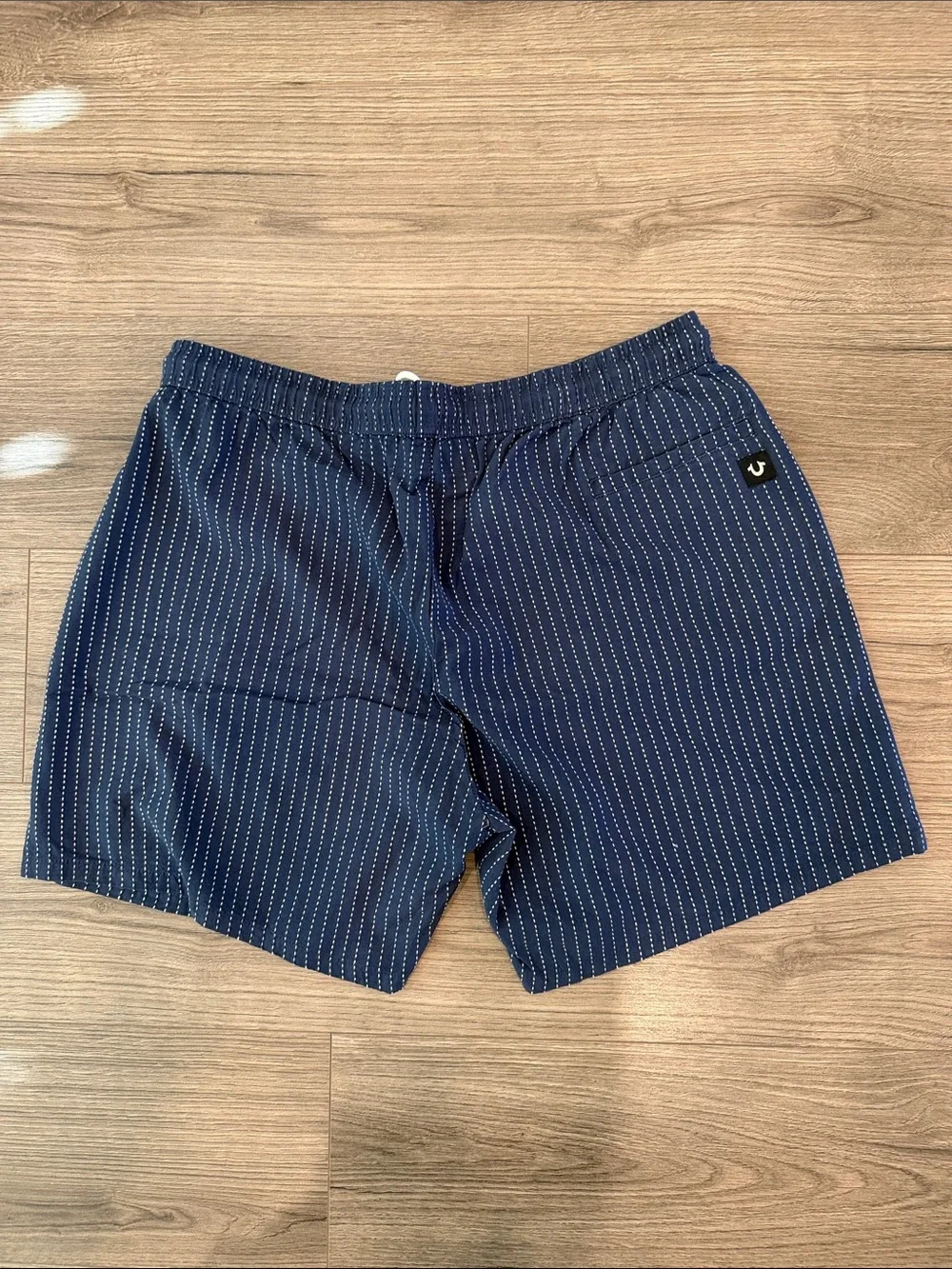 True Religion Big T Embro Pacific Blue Shorts Men’s Size XXL